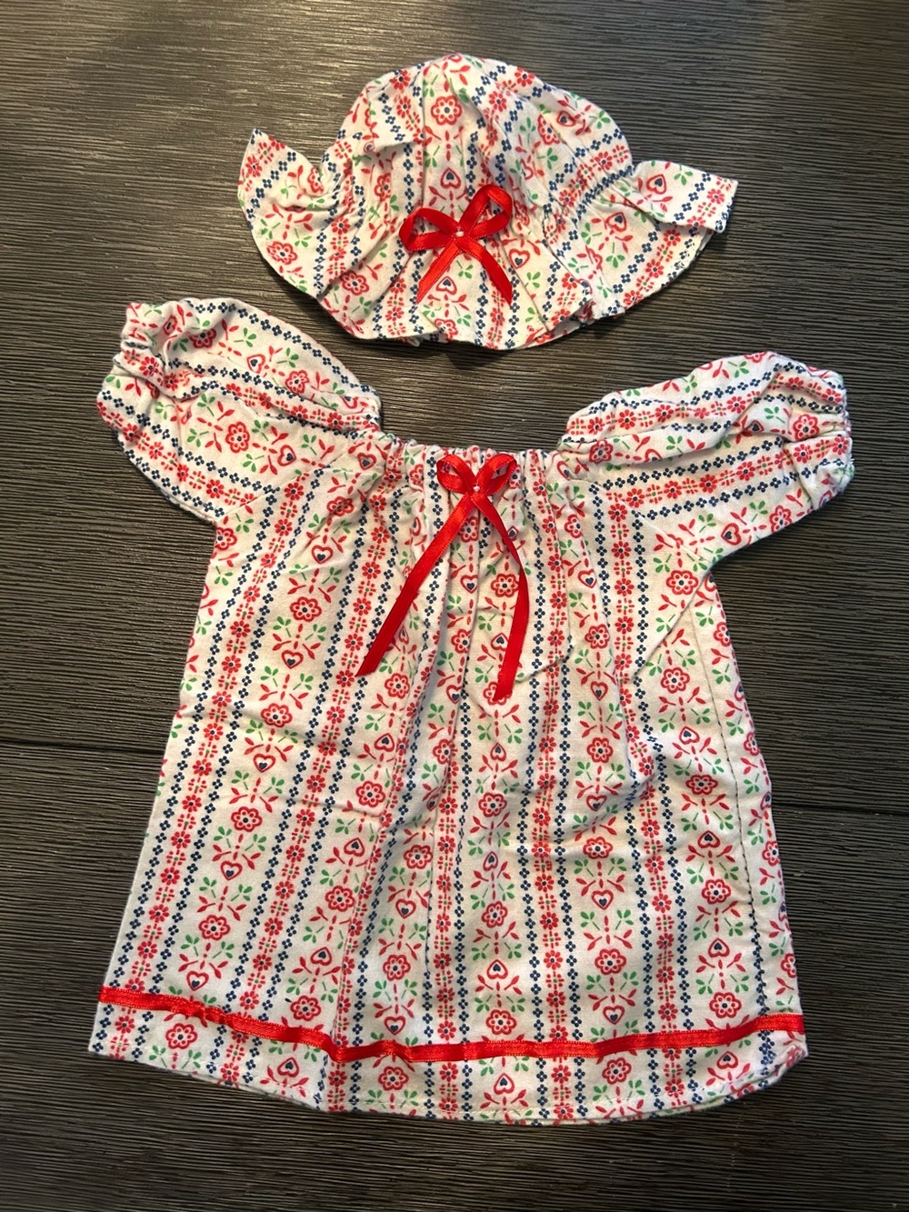 Cabbage Patch Sized Dress & Hat